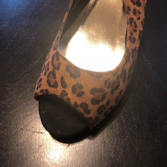 "Suede" Peep Toe Pump - Wide Width - Picture 2 of 4